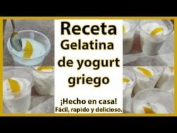 Gelatina de yogur griego | Recetas #Gelatina #Receta #Yogurt #EnCasa #Saludable