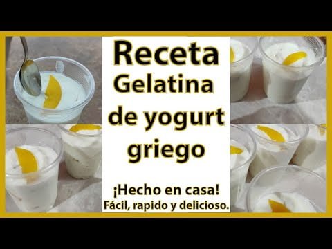 Gelatina de yogur griego | Recetas #Gelatina #Receta #Yogurt #EnCasa #Saludable