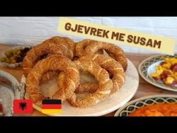 Gjevrek me susam receta / simita te buta turke / Rezept
