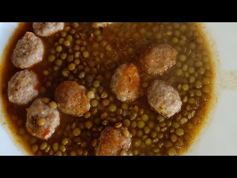 HOY SI😂😂 Lentejas con albondiguillas,fácil y rico con Thermomix