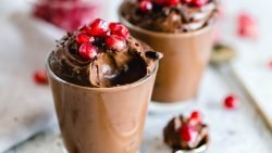 Mousse casero de tofu y chocolate