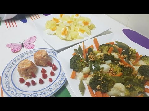 Pastel de pollo y verduras en el varoma @Recetas faciles Monsieur Cuisine