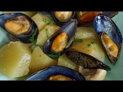 Patatas con mejillones, fácil y rico con Thermomix