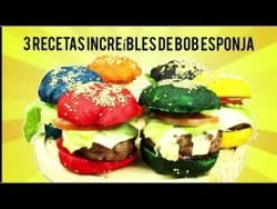#Receta 3 Recetas Increíbles de BOB ESPONJA. | Vais a Flipar con las COLORBURGERS 🍔.