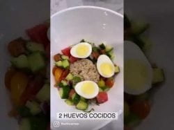 #Receta: Cucumber 🥒, Watermelon 🍉 & Feta Salad 🥗 #salads #foodidea #recipes