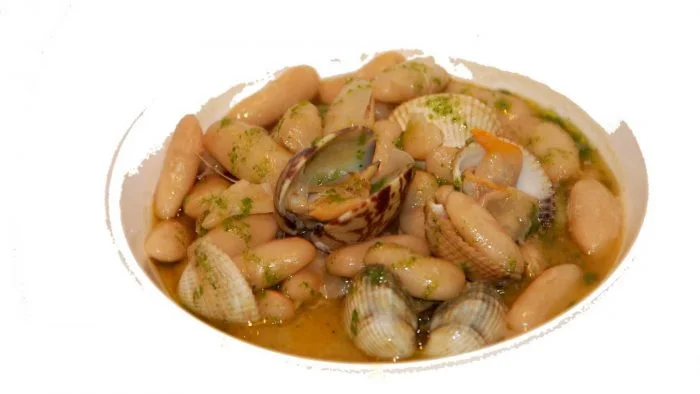 Receta de fabes y berberechos