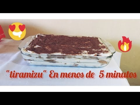 Receta fácil "tiramisú" en menos de 5 minutos / #receta #facil #tiramisu