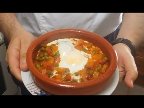 #Receta Huevo a la flamenca
