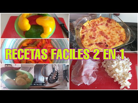 RECETAS FACILES 2 EN 1 #recetasfaciles #receta #food #cibo