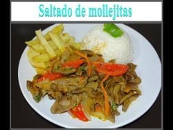 SALTADO DE MOLLEJITAS || #Receta peruana || cocina fácil.