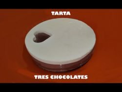 Tarta tres chocolates – Monsieur Cuisine.