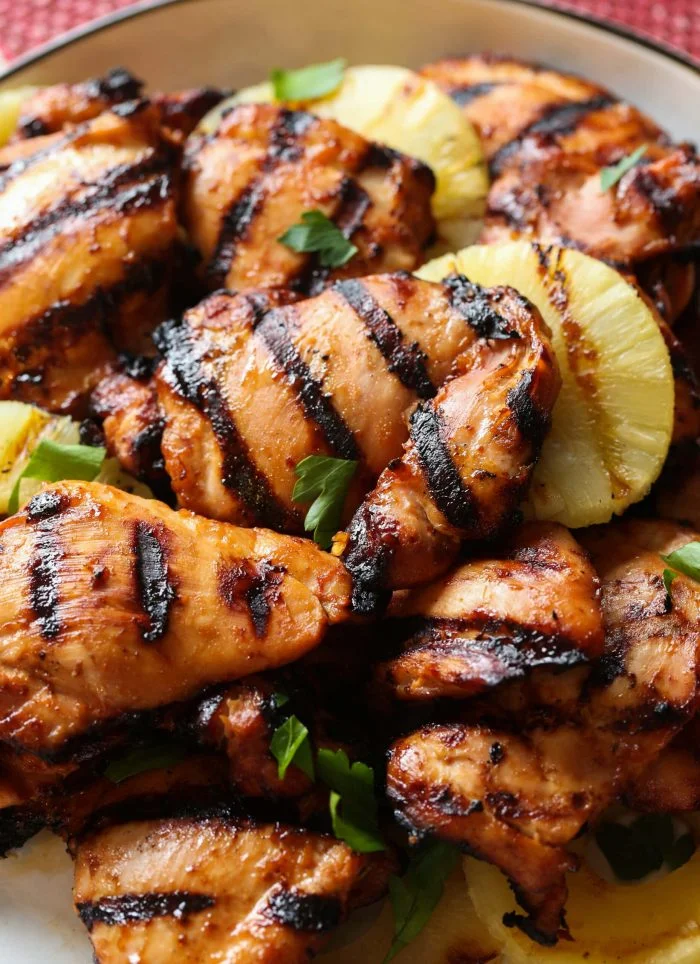 Pollo Huli Huli A La Parrilla Hawaiano