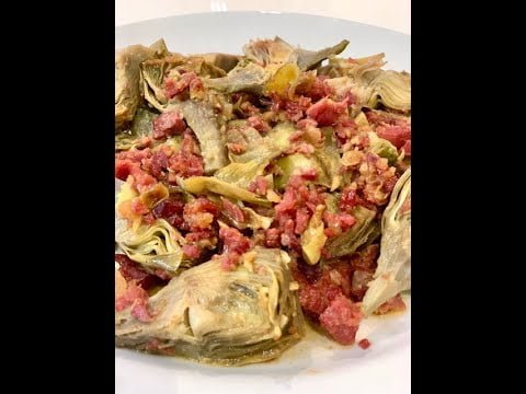 Alcachofas con jamón con Thermomix |#alcachofas #tm6 #tm5 | @recetasmjmix