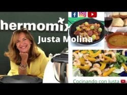 Arroz con verduras con Thermomix/ Realizado por Justa Molina