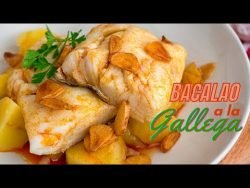 BACALAO a la gallega 🐟 Receta con pescado RÁPIDA y SENCILLA