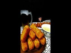 Bastoncitos de POLENTA #short #shorts #receta