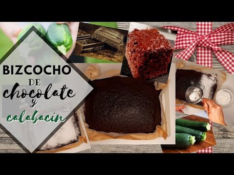 BIZCOCHO de CHOCOLATE y CALABACÍN con Thermomix