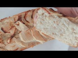 Bizcocho de manzana proteico con Monsieur | Receta Fácil y Saludable