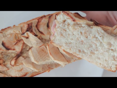 Bizcocho de manzana proteico con Monsieur | Receta Fácil y Saludable