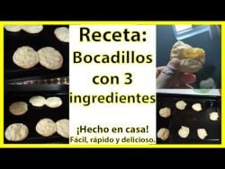 Bocadillos con 3 ingredientes |Receta #Bocadillo #Receta #Snack #Fácil #Recipe