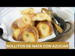 Bollitos de Nata con Azúcar
