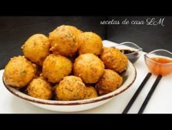 BUÑUELOS CHINOS RECETA FÁCIL Y DELICIOSA