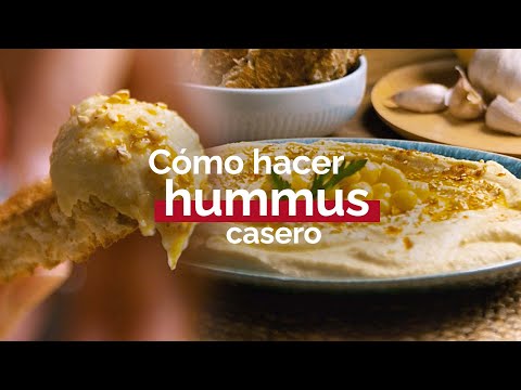 Cómo hacer HUMMUS CASERO. La receta más sencilla en Thermomix o cualquier robot de cocina | #Shorts