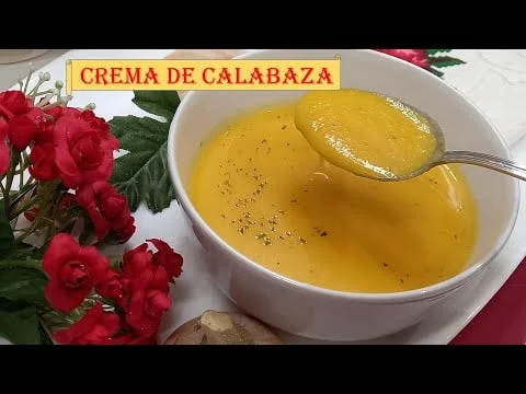 CREMA DE CALABAZA en Monsieur Cuisine Connect/Plus/Thermomix/Mambo * RECETA  CASERA Y FÁCIL | recetástico