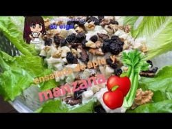 Ensalada de Apio y Manzana Crujiente Dulce y Salada #receta rápida #Ensalada Waldorf Fresca😋