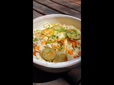 Ensalada de Repollo 🥒🥕🤩 #shorts #Ensalada #repollo #LunesSinCarne #Comida #facil #receta #vlog #fyp