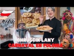 💥 CHRUSCIK LANY 💥 RECETA DE CARNAVAL DE POLONIA con Thermomix #tm6 #tm5