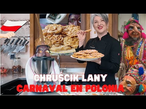 💥 CHRUSCIK LANY 💥 RECETA DE CARNAVAL DE POLONIA con Thermomix #tm6 #tm5