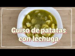 🥬 Guiso de patatas con lechuga 🥬 en Thermomix