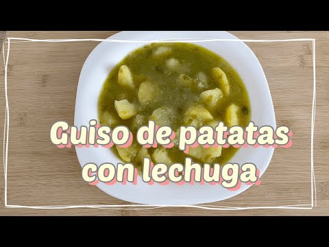 🥬 Guiso de patatas con lechuga 🥬 en Thermomix