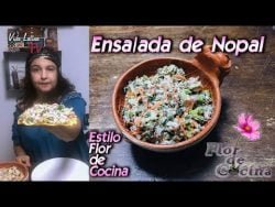 Flor de Cocina – Ensalada de Nopal | S02 E30 | #receta #rensalada
