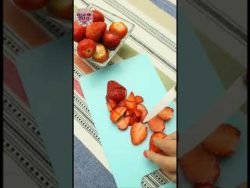 Fresas con crema #shorts #receta #postre