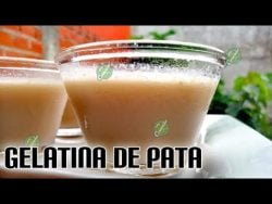 Gelatina de pata de res, colágeno puro y natural #Receta