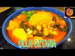 OLLA GITANA I #Receta #Tradicional de la #huerta de #murcia #vegana #dietamediterranea