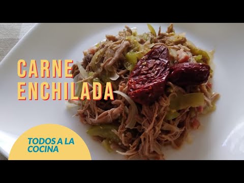 #RECETA Carne enchilada