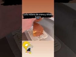 Cuña rellena de kinder bueno