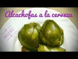 Receta facil Alcachofas a la cerveza conThermomix 💚 Cookidoo receta con subtítulos