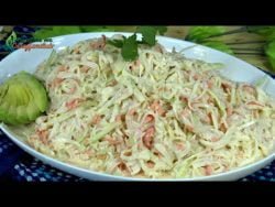 Receta para hacer ENSALADA DE SURIMI CON PEPINO y MAYONESA !! COCINA ideal para NEGOCIOS RENTABLES