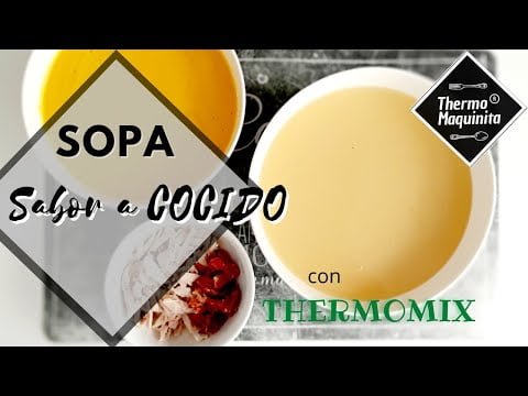 SOPA sabor COCIDO con THERMOMIX || Muy fácil de preparar…