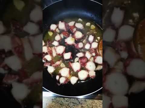 Tartar de pulpo con alioli. #receta #recetafacil #tartardepulpo #sanvalentin #alioli #youtubeshorts