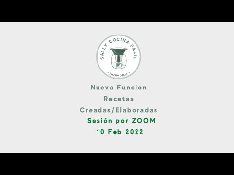 Thermomix: Funcion de Recetas Creadas