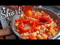 Tortilla TODOPODEROSA de Morrones y Huevo ✤ Recetas Todopoderosas | #Shorts #RecetaFacil #Receta