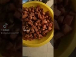Una Versión de papas fritas #Páqueveasbypao #receta #papafritas #papamixta #papaconcarne