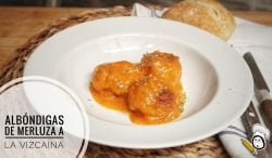 Albóndigas de Merluza a la Vizcaína con Thermomix ®