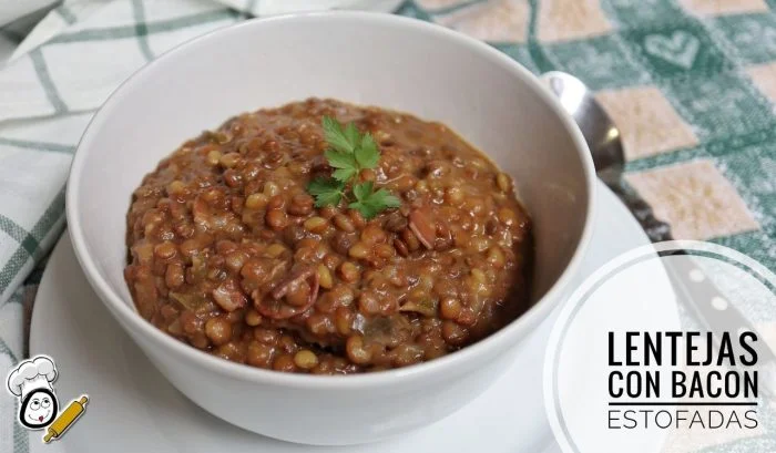 Lentejas con Bacon en la Olla GM