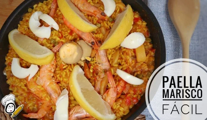 Paella de Marisco Casera Receta Fácil